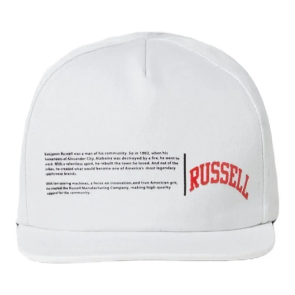 ZARA Kids | White | RUSSELL ATHLETIC ® TEXT CAP - Picture 2 of 4